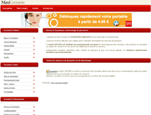 Tablet Screenshot of bureau-et-fournitures.maxigrossiste.fr